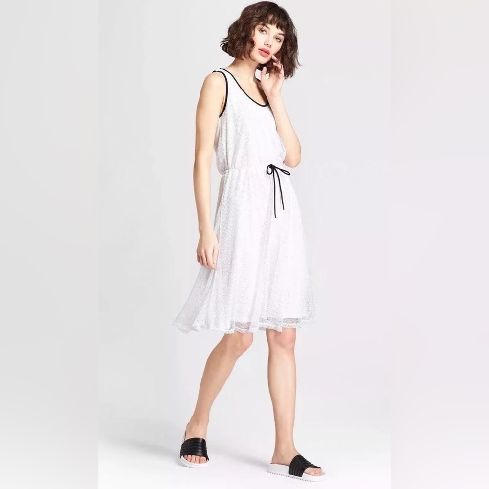 Hunter for Target White Mesh Racerback Dress NWT